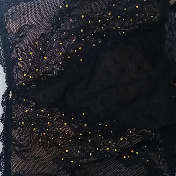 Victoria's Secret Angel Fantasies Lace Garter Skirt - Picture 6 of 7